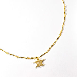 Letter Necklace (Y) - Gold